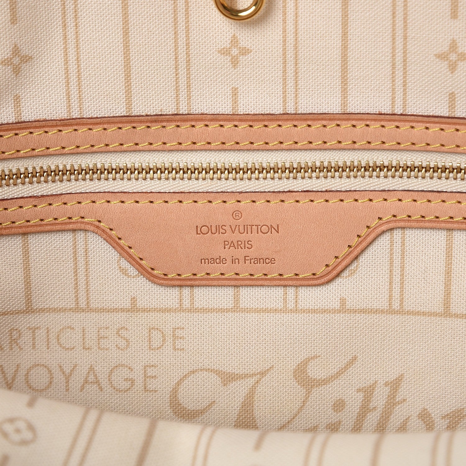 Louis Vuitton Damier Azur Neverfull PM 6 of 10