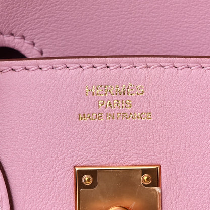 Hermes Swift Birkin 25 Mauve Sylvestre 6 of 12