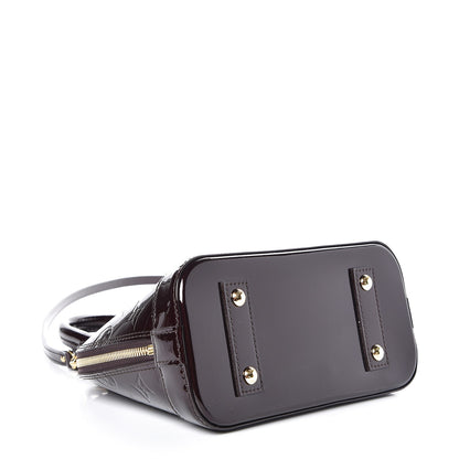 Louis Vuitton Vernis Alma BB Amarante 4 of 8