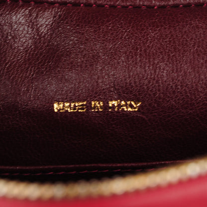 Chanel Lambskin Quilted Tassel Camera Case Red 6 of 8