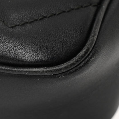 Gucci Calfskin Matelasse Super Mini GG Marmont Shoulder Bag Black 11 of 11