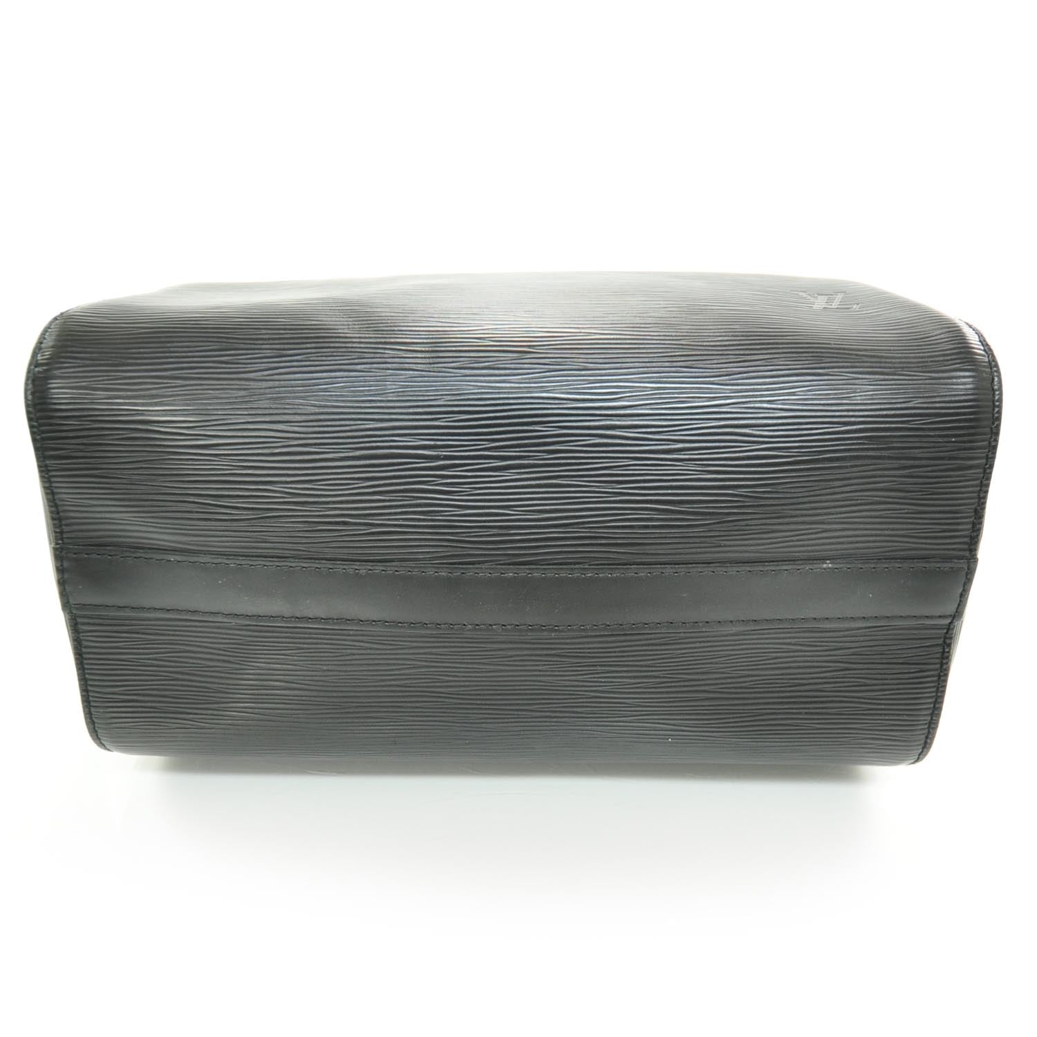 Louis Vuitton Epi Speedy 25 Black 4 of 9