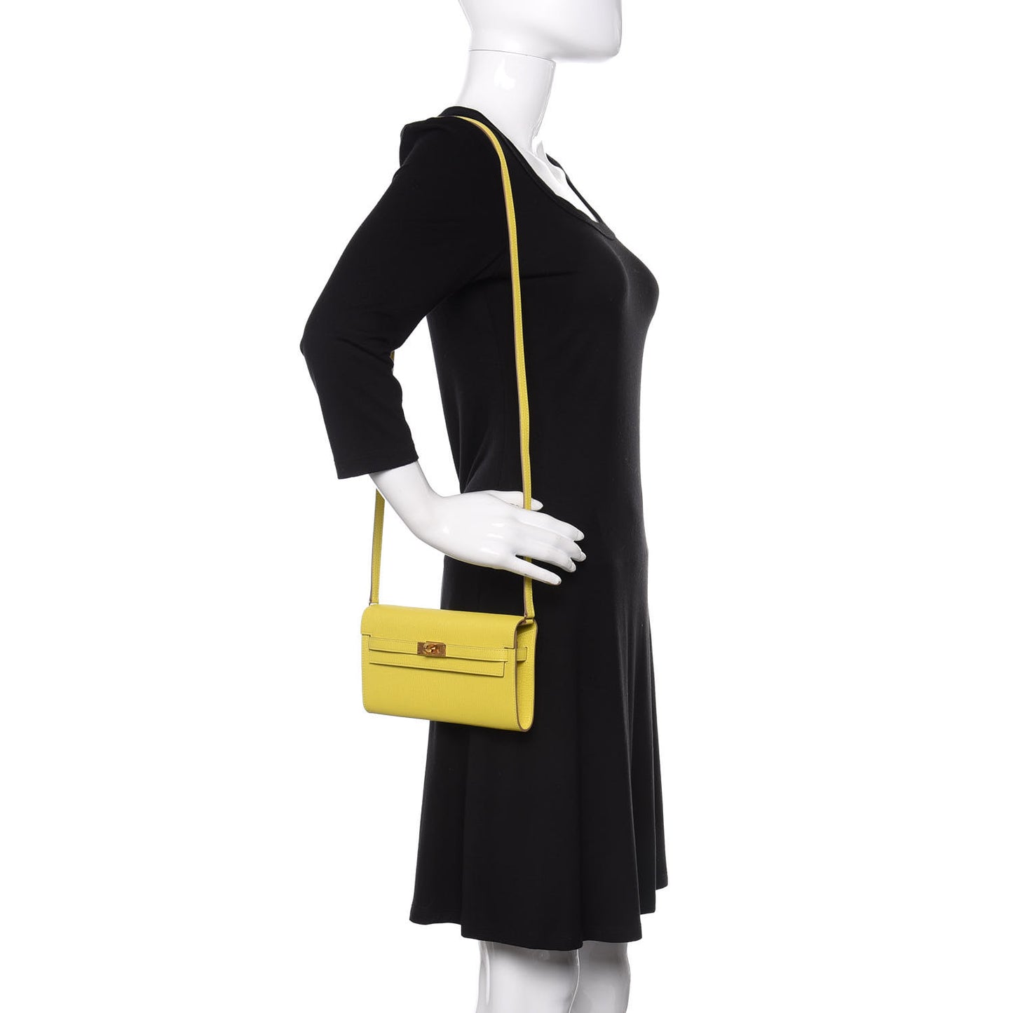 Chevre Mysore Kelly Wallet To Go Lime