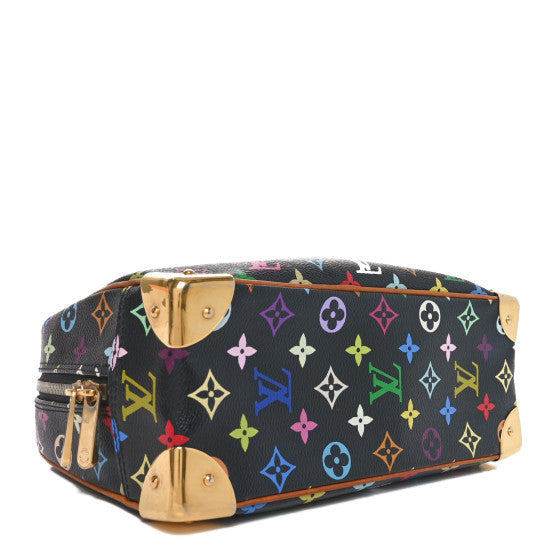 Louis Vuitton Monogram Multicolor Trouville Black 4 of 7