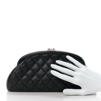 Chanel Caviar Quilted Timeless Clutch Black 2 of 12