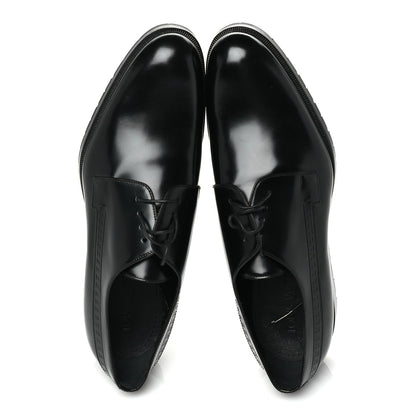 Louis Vuitton Calfskin Mens State Derby 8 Black 2 of 7