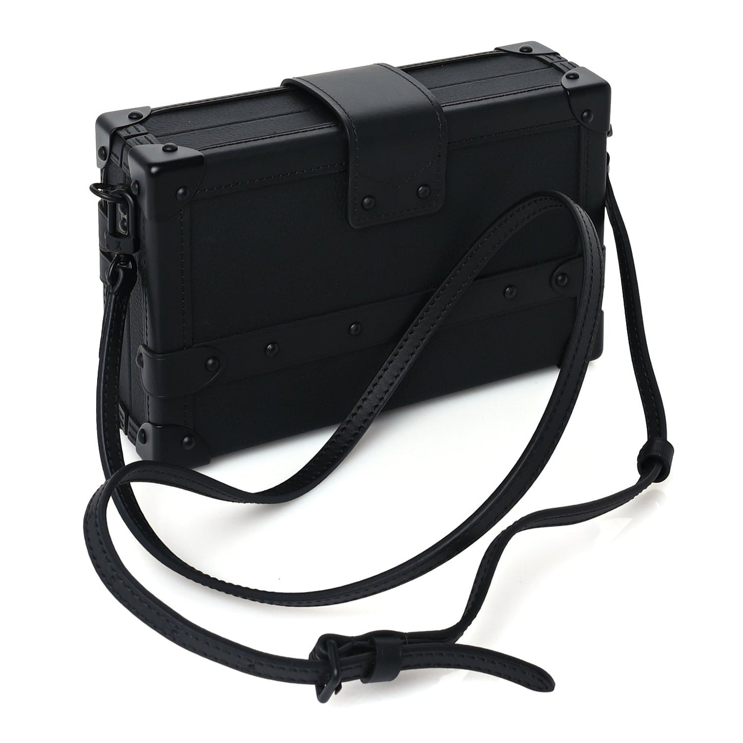 Calfskin Petite Malle Black