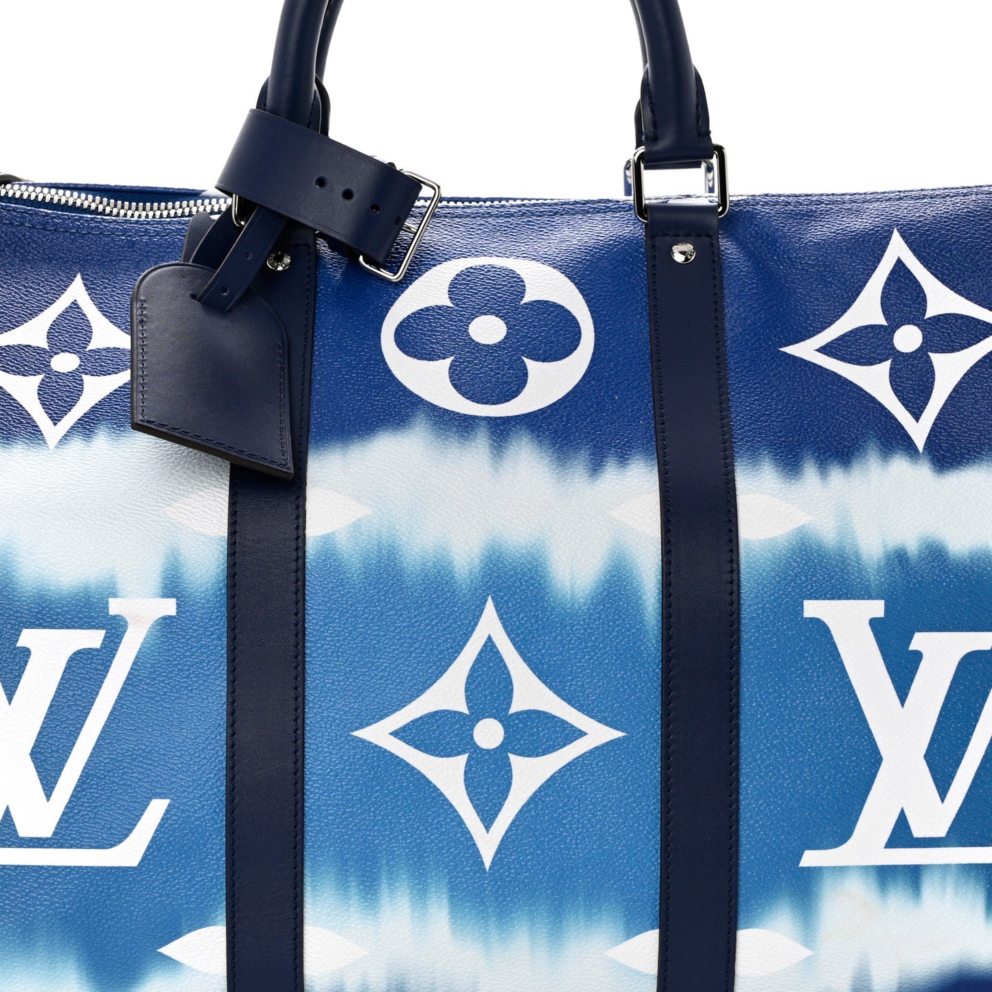 Monogram Escale Keepall Bandouliere 50 Blue