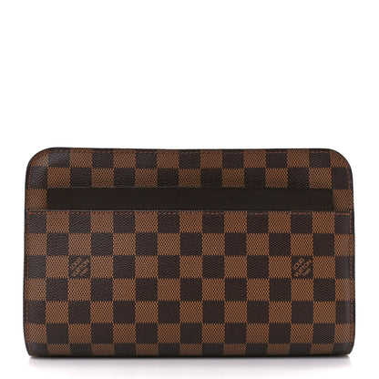 Louis Vuitton Damier Ebene Pochette Saint Louis Clutch 1 of 10