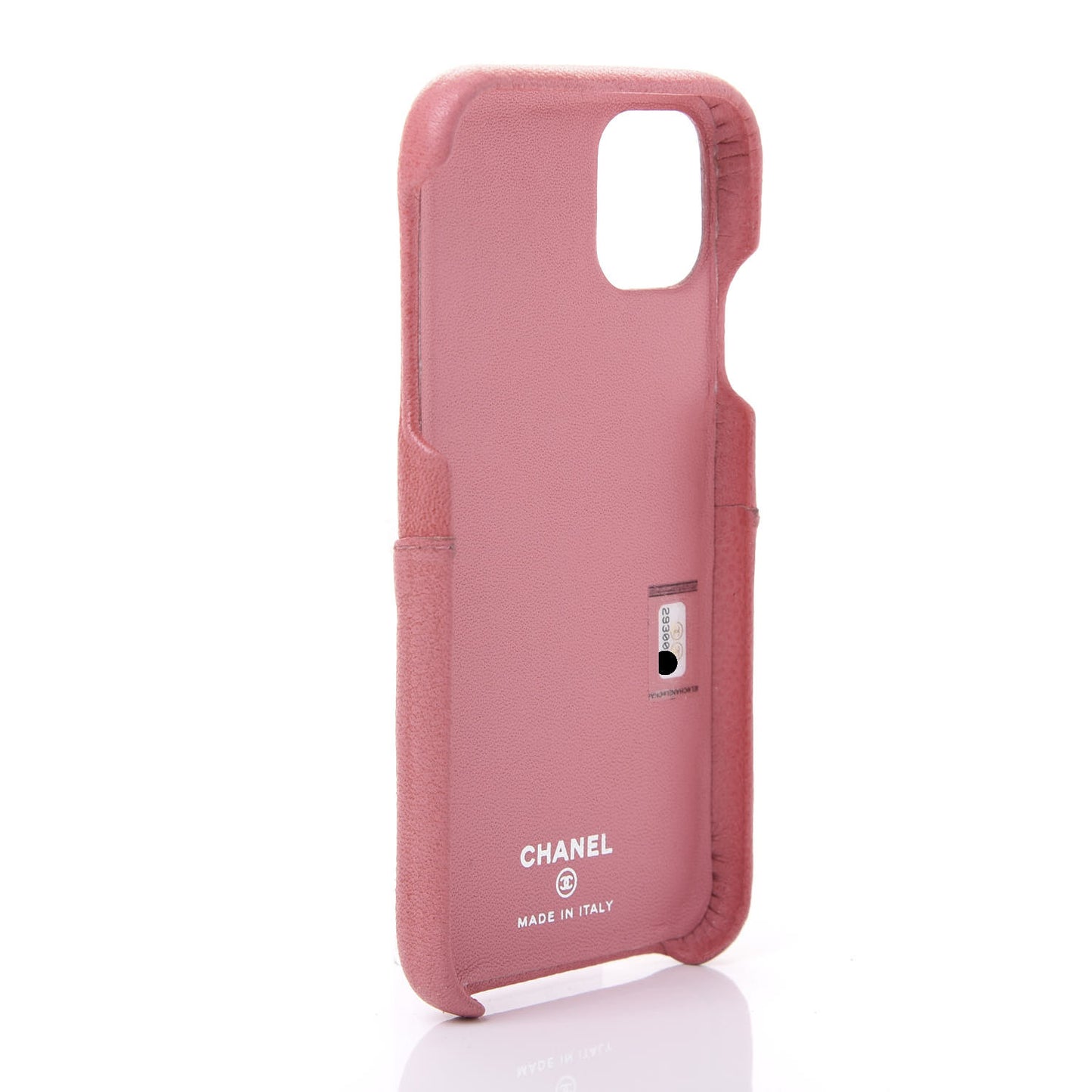Caviar Quilted iPhone 11 Tech Case Pink