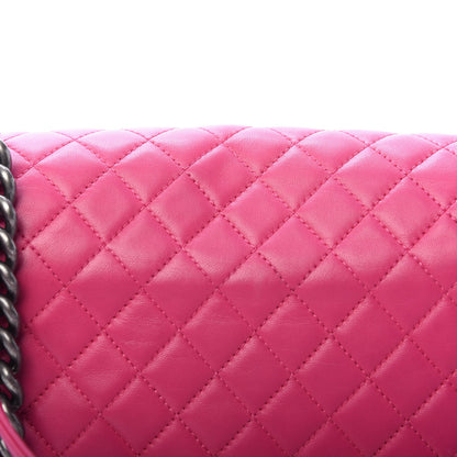 Chanel Lambskin Quilted Medium Boy Flap Pink 12 of 12