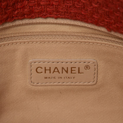 Chanel Tweed Nature Flap Red 6 of 8