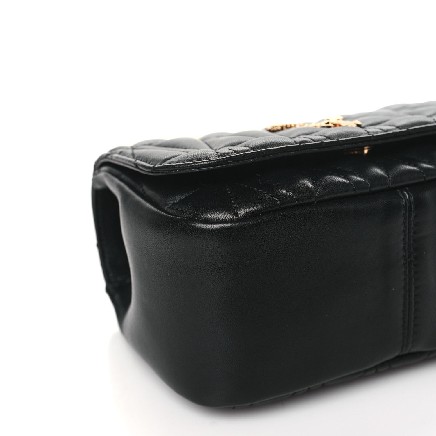 Versace Nappa Quilted Virtus Bag Black 8 of 9