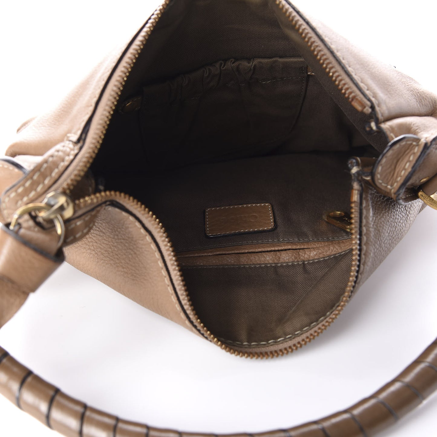 Calfskin Medium Marcie Hobo Nut