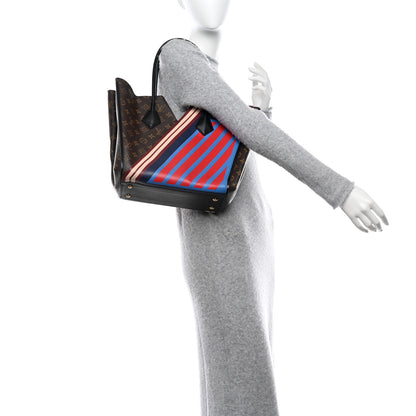 Louis Vuitton Calfskin Monogram Kimono Tote MM 2 of 10