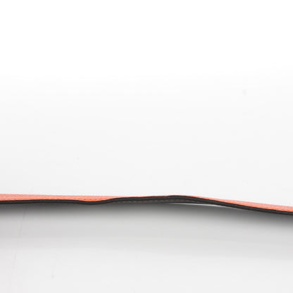 Hermes Togo Box 32mm H Belt 95 Orange Chocolate 7 of 9