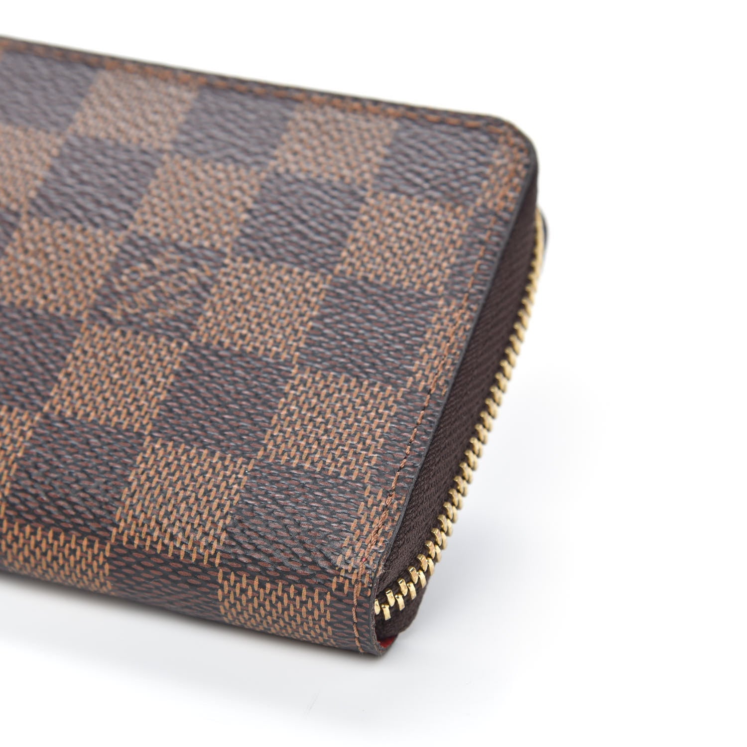 Louis Vuitton Damier Ebene Clemence Wallet Cherry 9 of 9