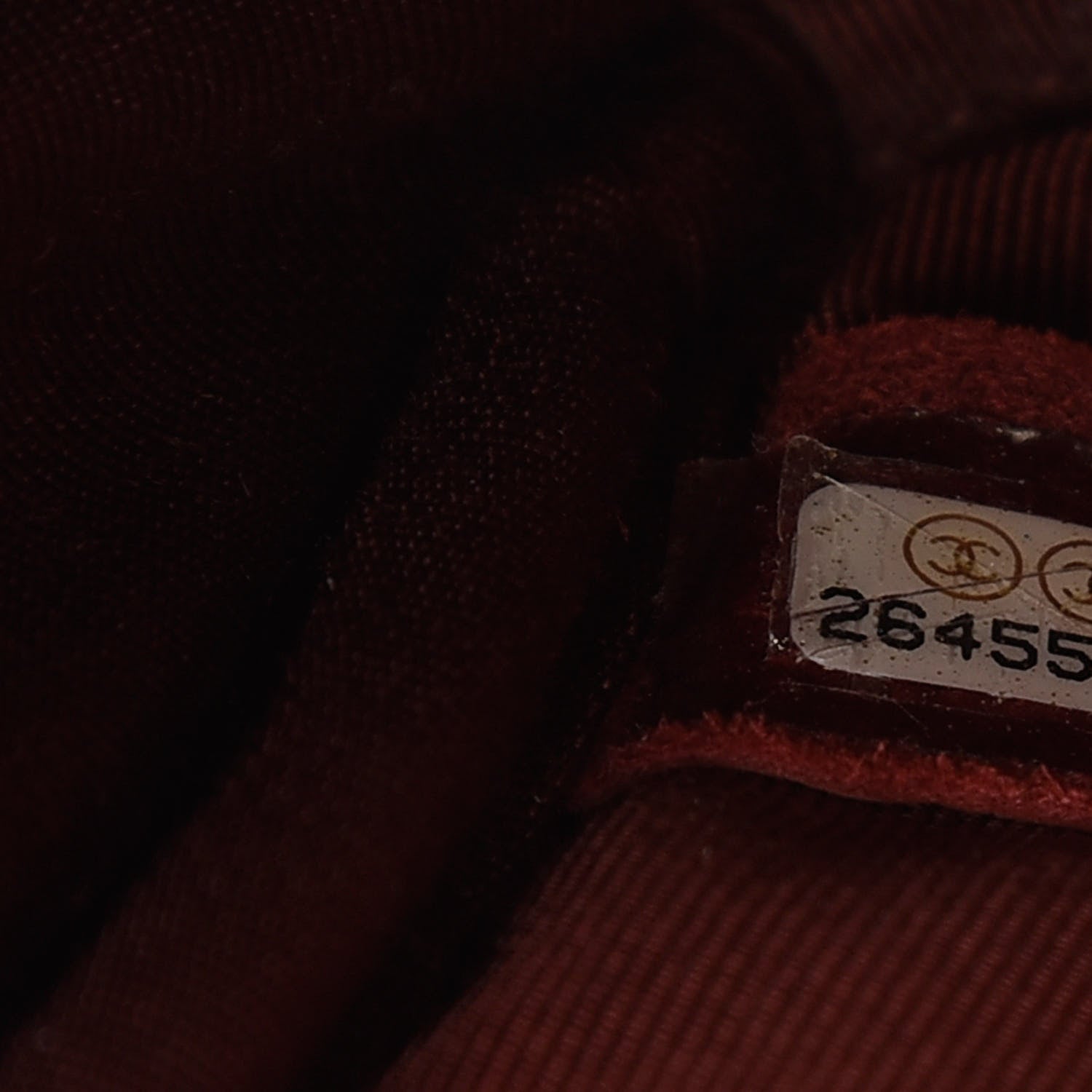 Chanel Caviar Quilted Medium Coco Tassel Camera Case Burgundy 9 of 11