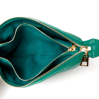 Louis Vuitton Lambskin Embossed Monogram Coussin BB Emeraude 5 of 11