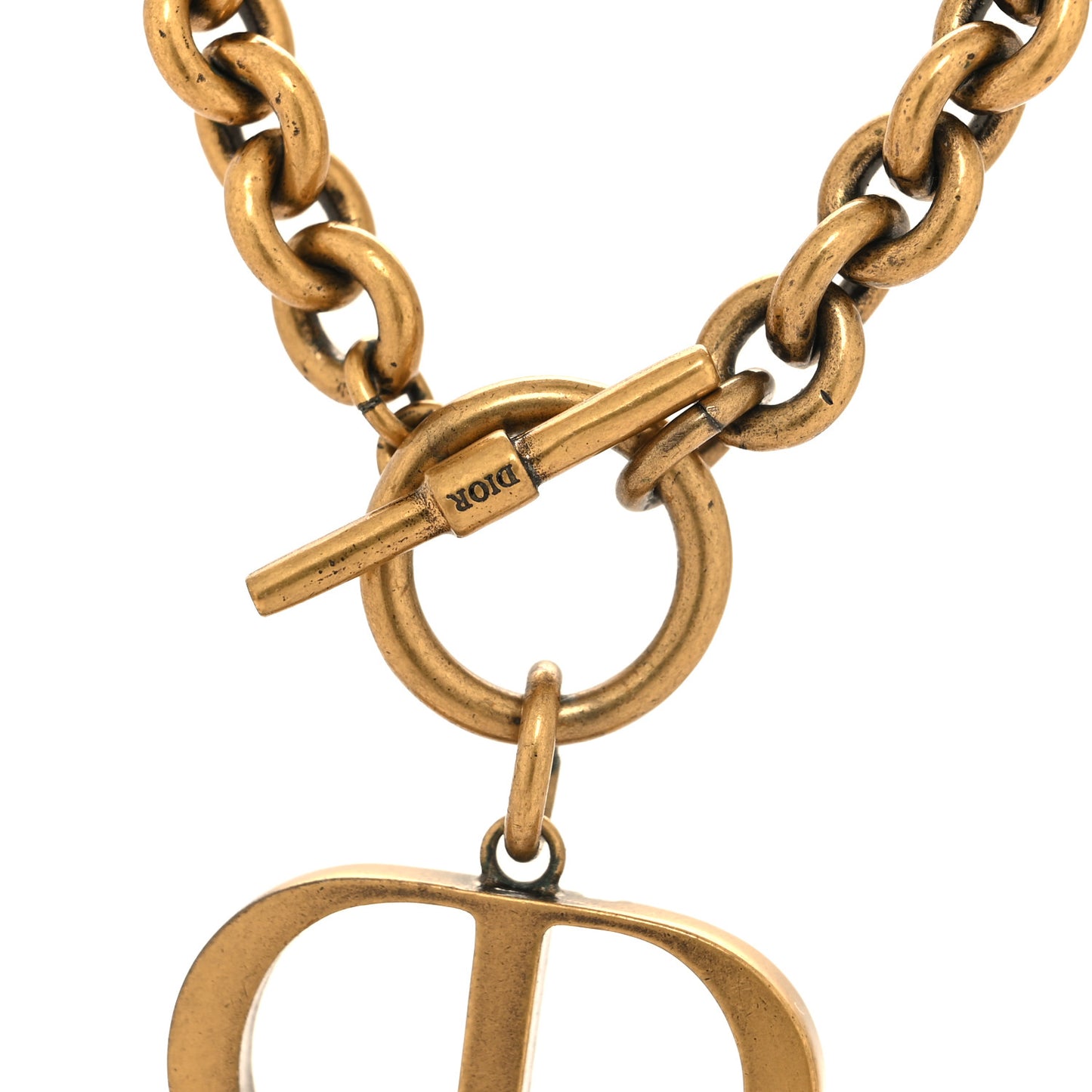 Metal 30 Montaigne Necklace Aged Gold