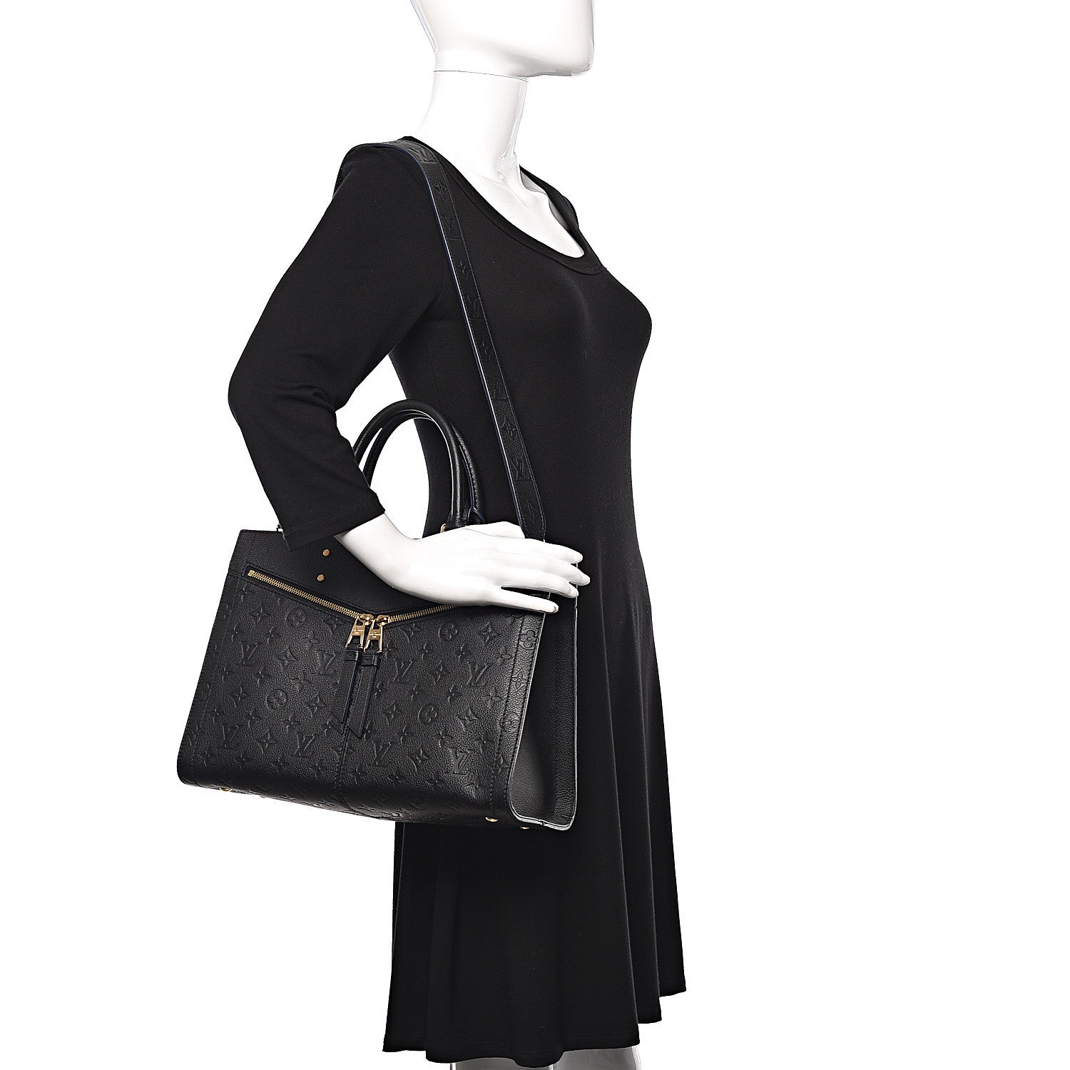 Louis Vuitton Empreinte Sully MM Black 2 of 9