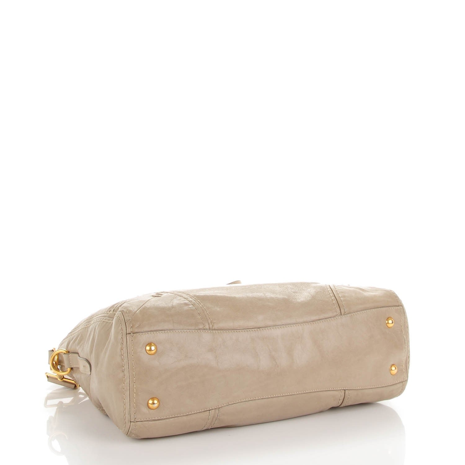 Prada Vitello Shine Shopping Satchel Pomice 4 of 12