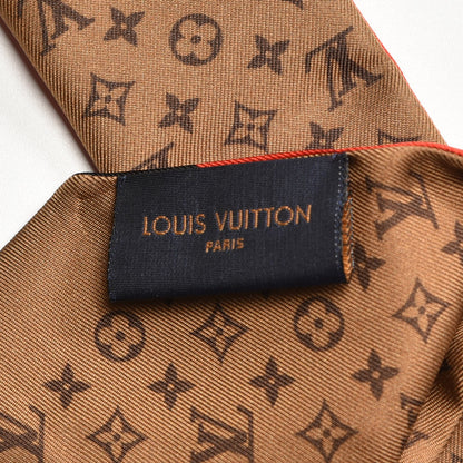 Louis Vuitton Silk Monogram Kabuki Stickers BB Bandeau Rouge 4 of 5