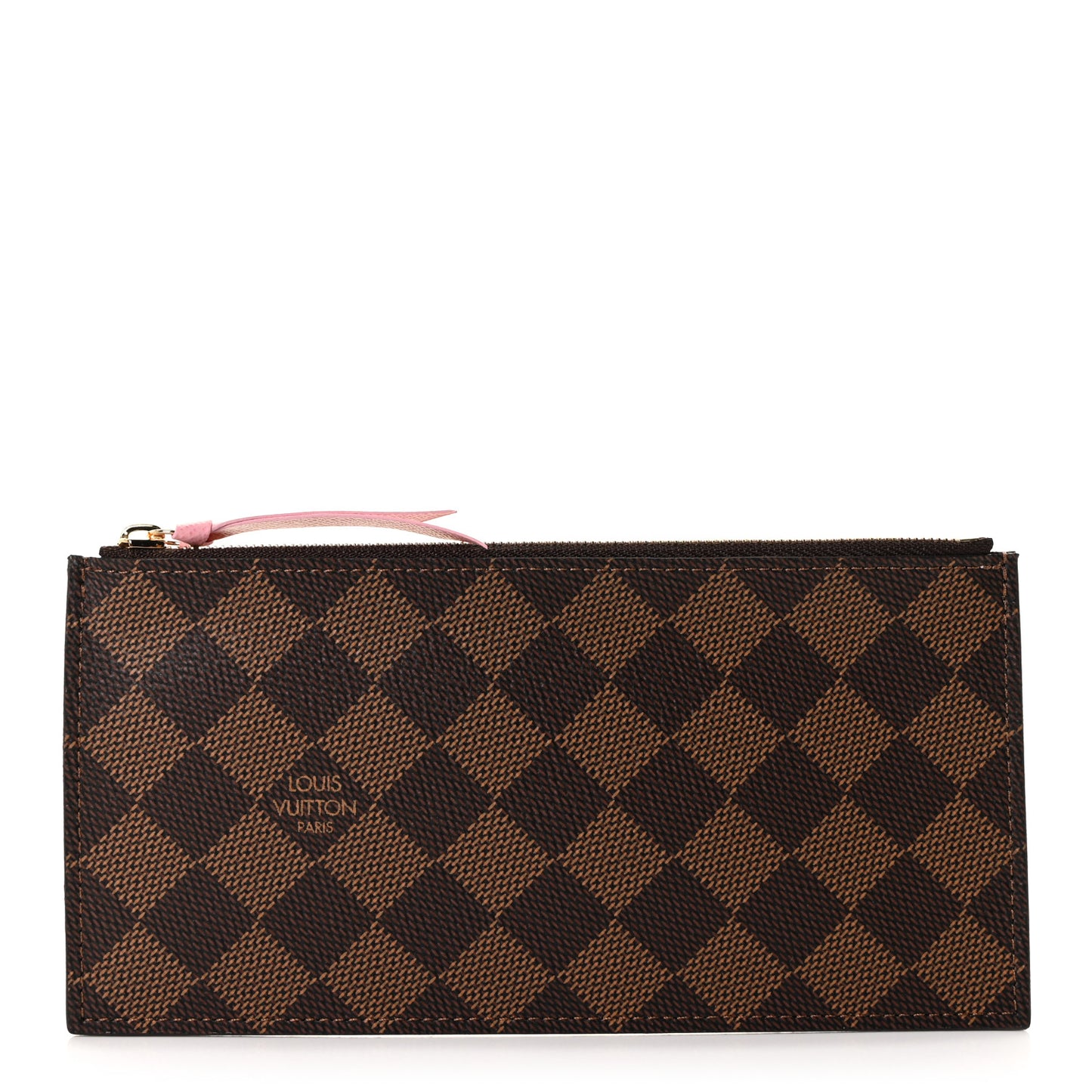 Damier Ebene Studded Felicie Chain Wallet Zippered Insert