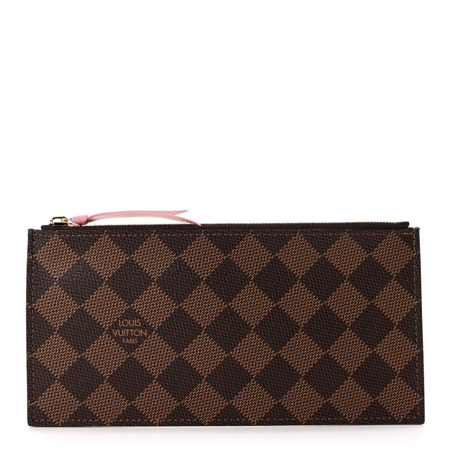 Louis Vuitton Damier Ebene Studded Felicie Chain Wallet Zippered Insert 1 of 7