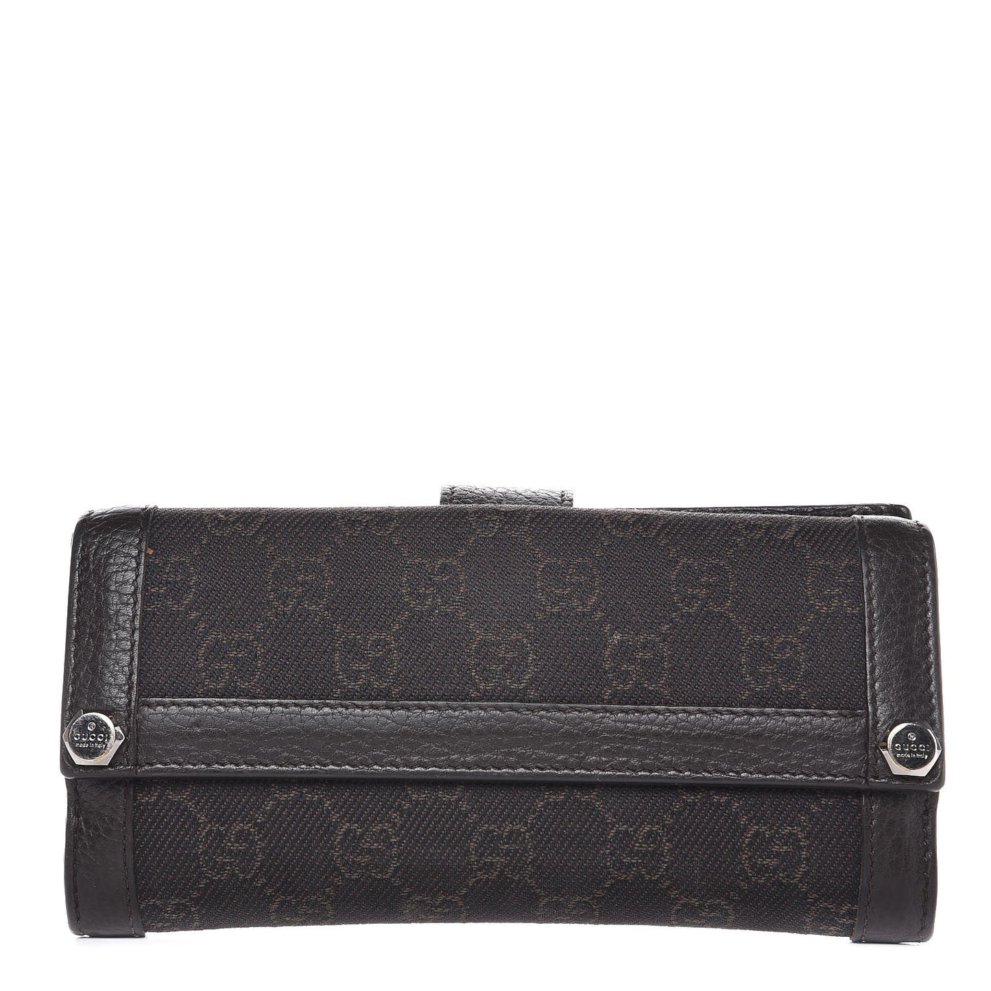 Monogram Continental Charmy Wallet Dark Brown