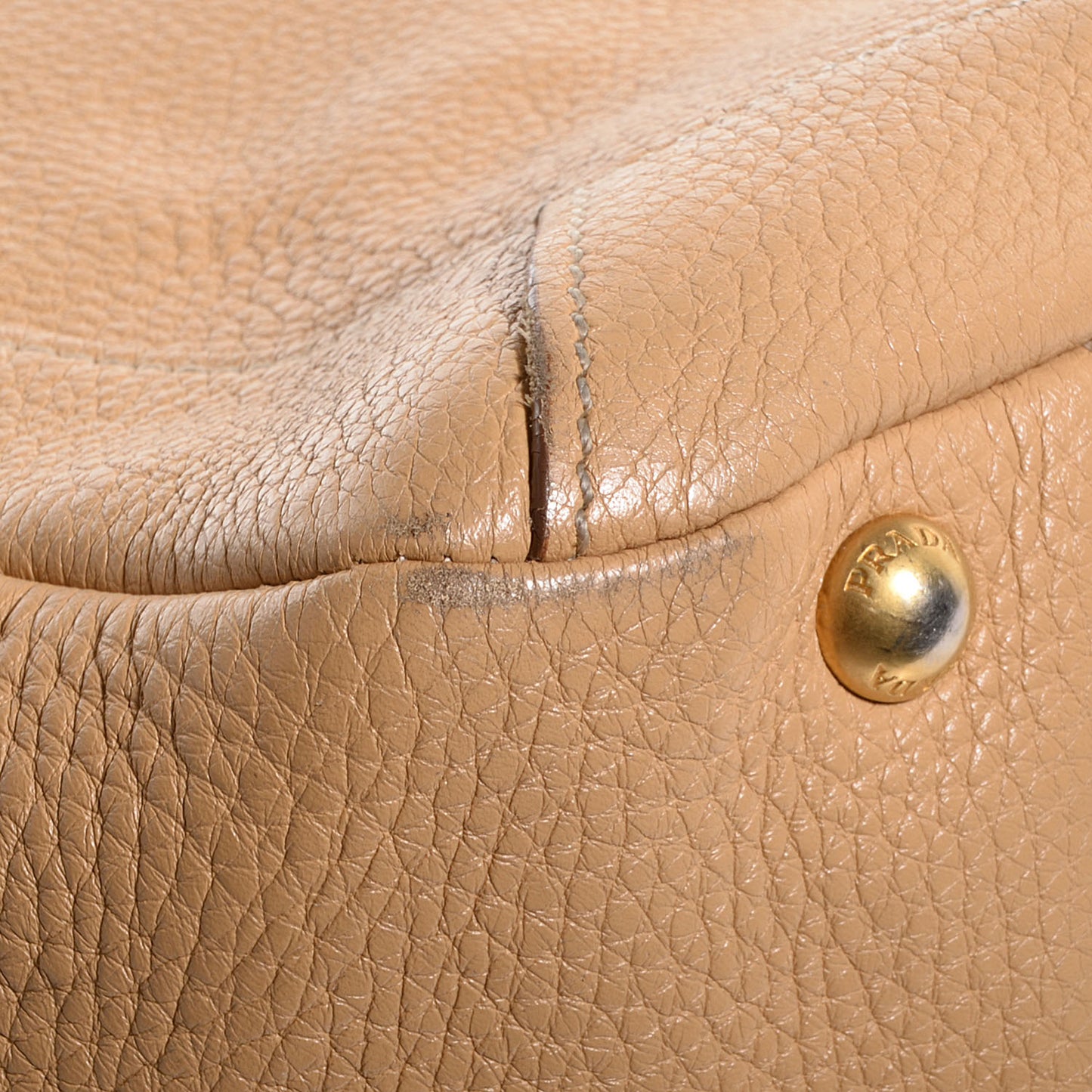 Vitello Daino Side Pocket Hobo Sabbia