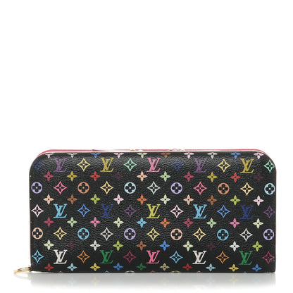 Louis Vuitton Monogram Multicolor Insolite Wallet Black Grenade 1 of 7