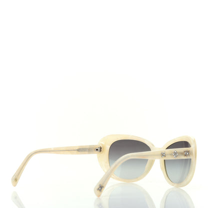 Chanel Crystal CC Sunglasses 5151-B White 4 of 7