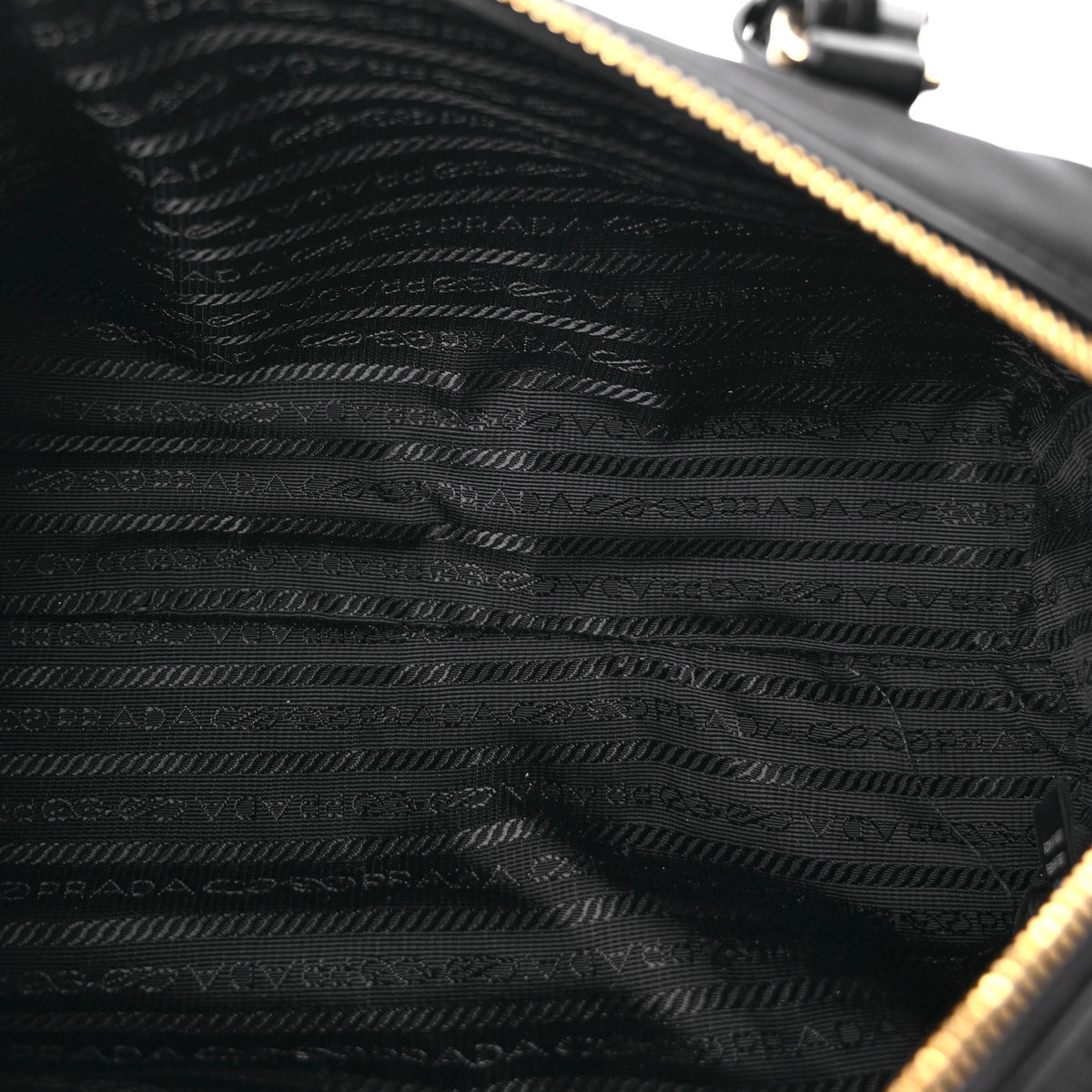 Tessuto Vitello Shoulder Bag  Black