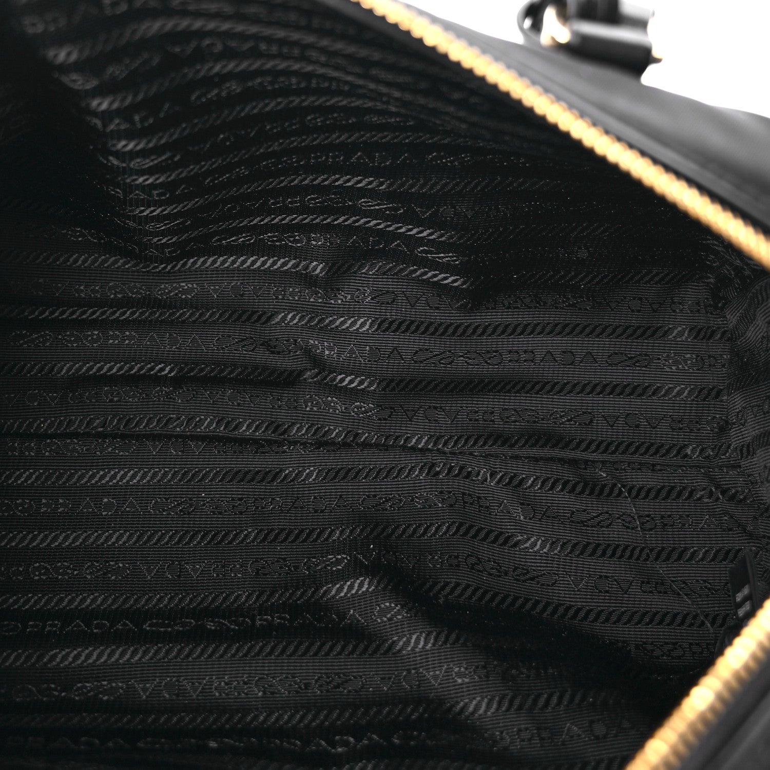 Prada Tessuto Vitello Shoulder Bag  Black 4 of 8