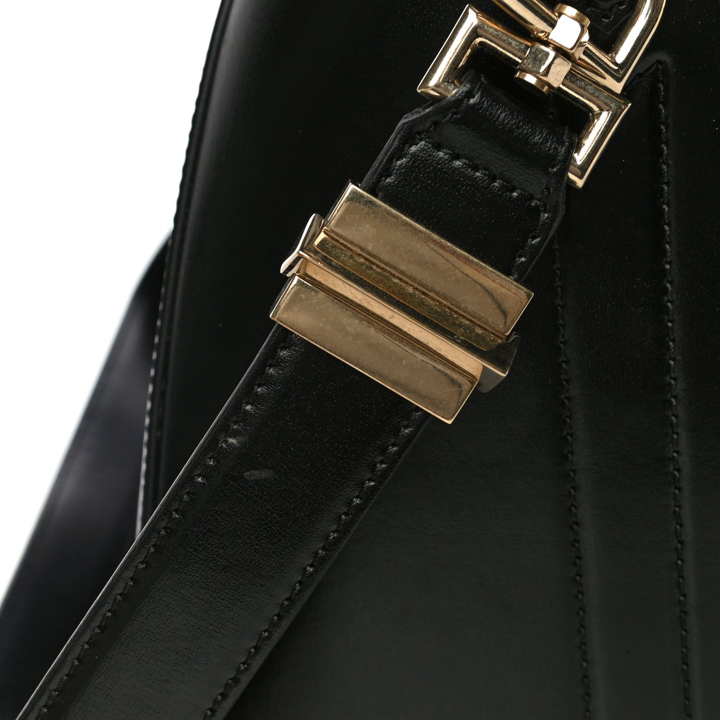 Shiny Lord Calfskin Medium Antigona Black