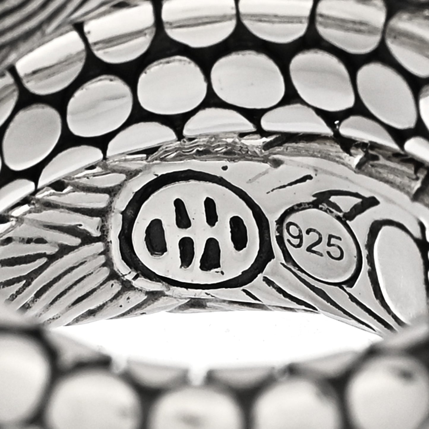 Sterling Silver Legends Naga Dragon Coil Ring 52 6