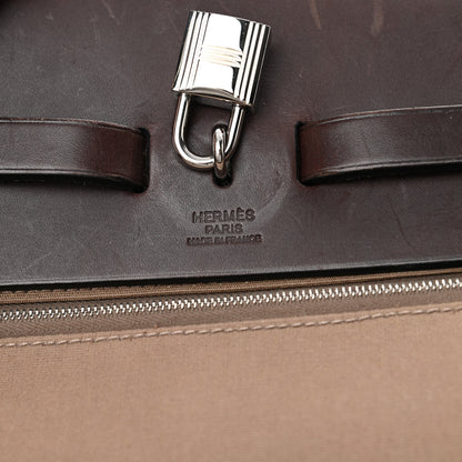 Hermes Toile Vache Hunter Herbag Zip 39 MM Etoupe Ebene 7 of 21