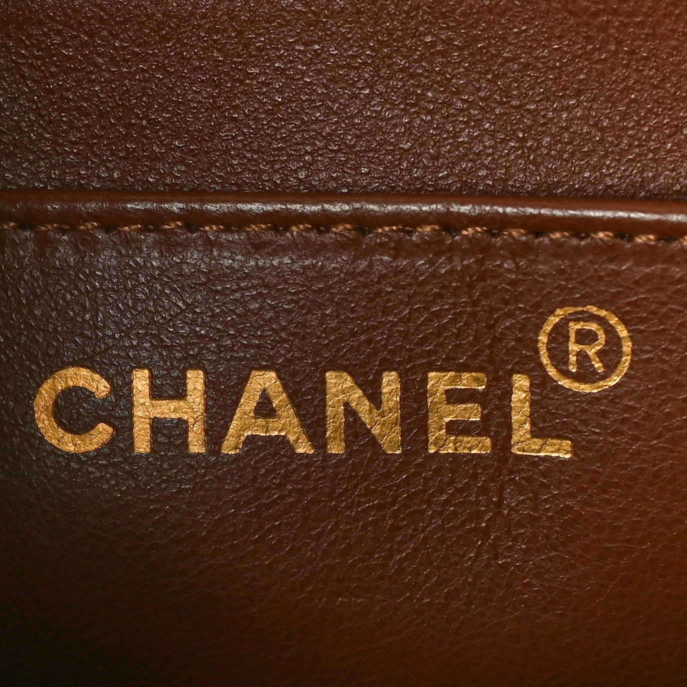 Lambskin Quilted Medium Single Flap Brown