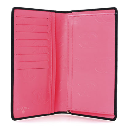 Chanel Calfskin Quilted Cambon Yen Wallet Black 5 of 7