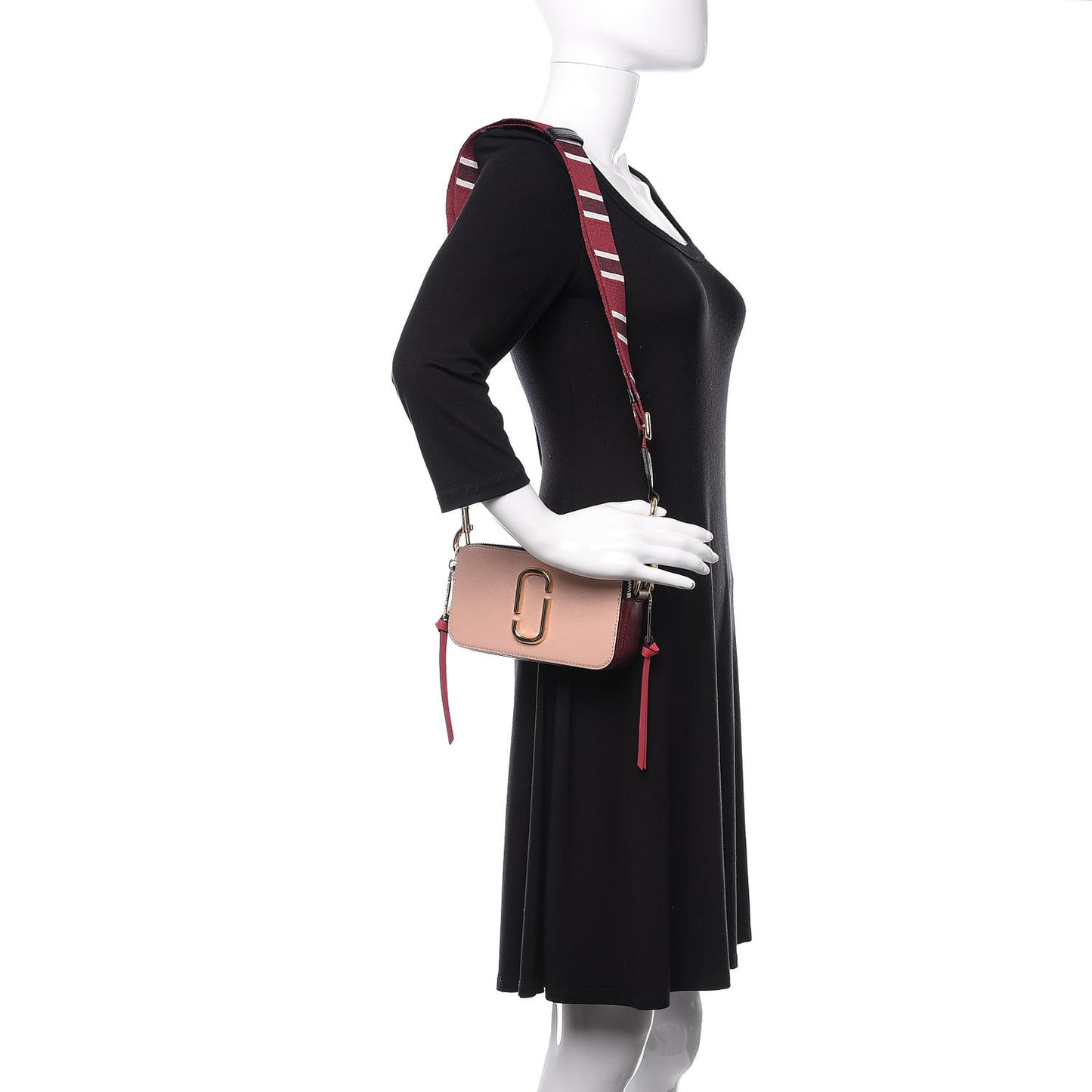 Saffiano Small Snapshot Camera Bag Rose Multicolor