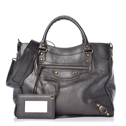 Balenciaga Chevre Classic Gold Hardware Velo Bronze 1 of 9