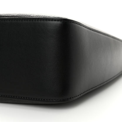 Givenchy Coated Canvas Logo 4G Embossed Small Moon Cut Out Shoulder Bag Black 10 of 11