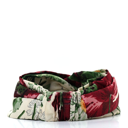 Gucci Silk Flora Print Headband M Multicolor 6 of 9