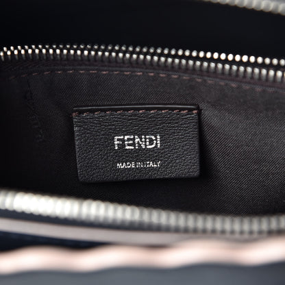 Fendi Vitello Dolce Scalloped Studded Medium By The Way Boston Bag Blu Notte 7 of 10