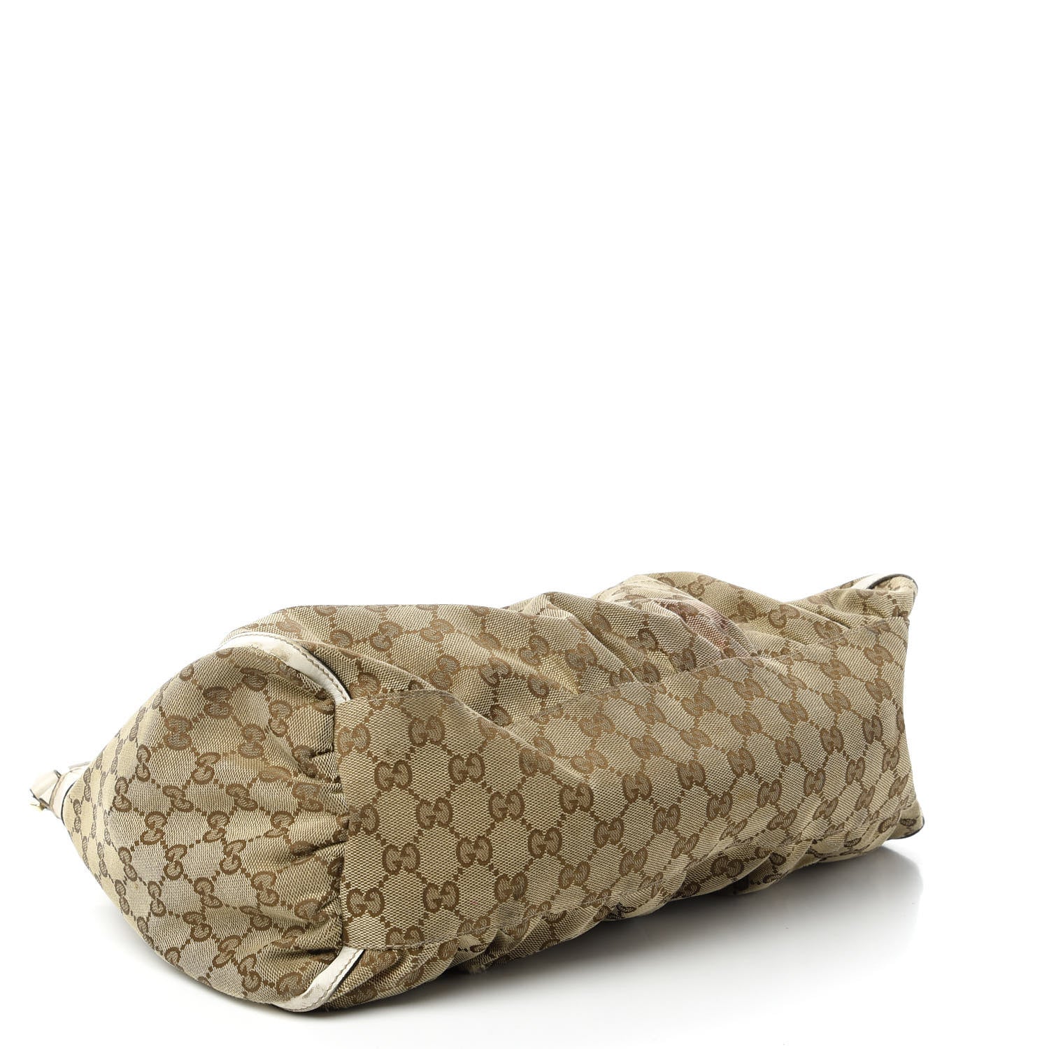 Gucci Monogram Large D Gold Hobo Off White 4 of 11