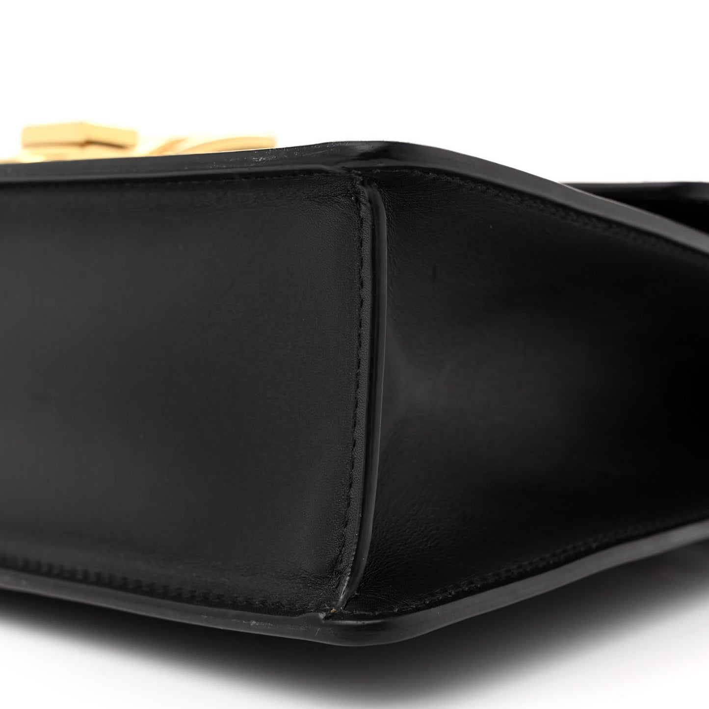 Calfskin Small Sylvie Shoulder Bag Black