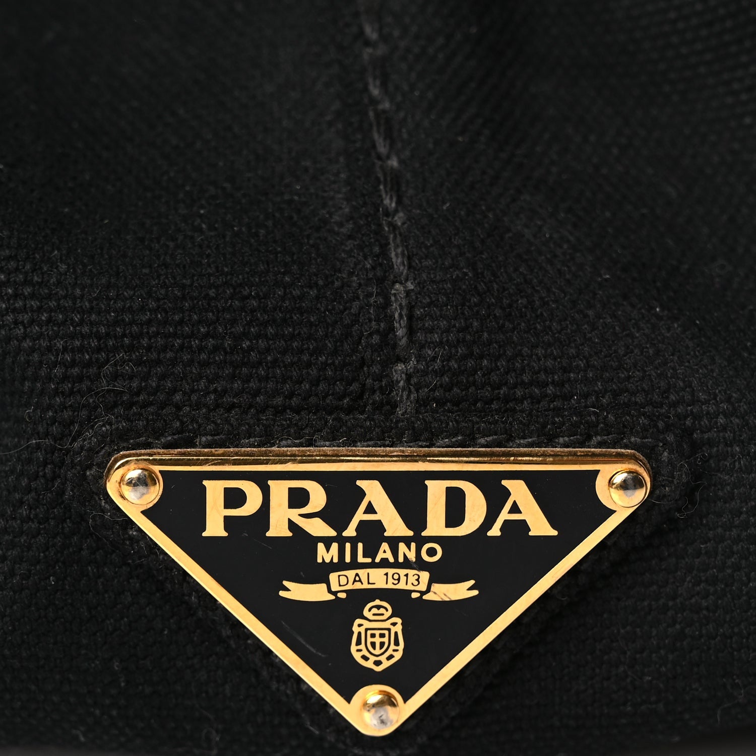 Prada Canapa Logo Tote Black 5 of 9