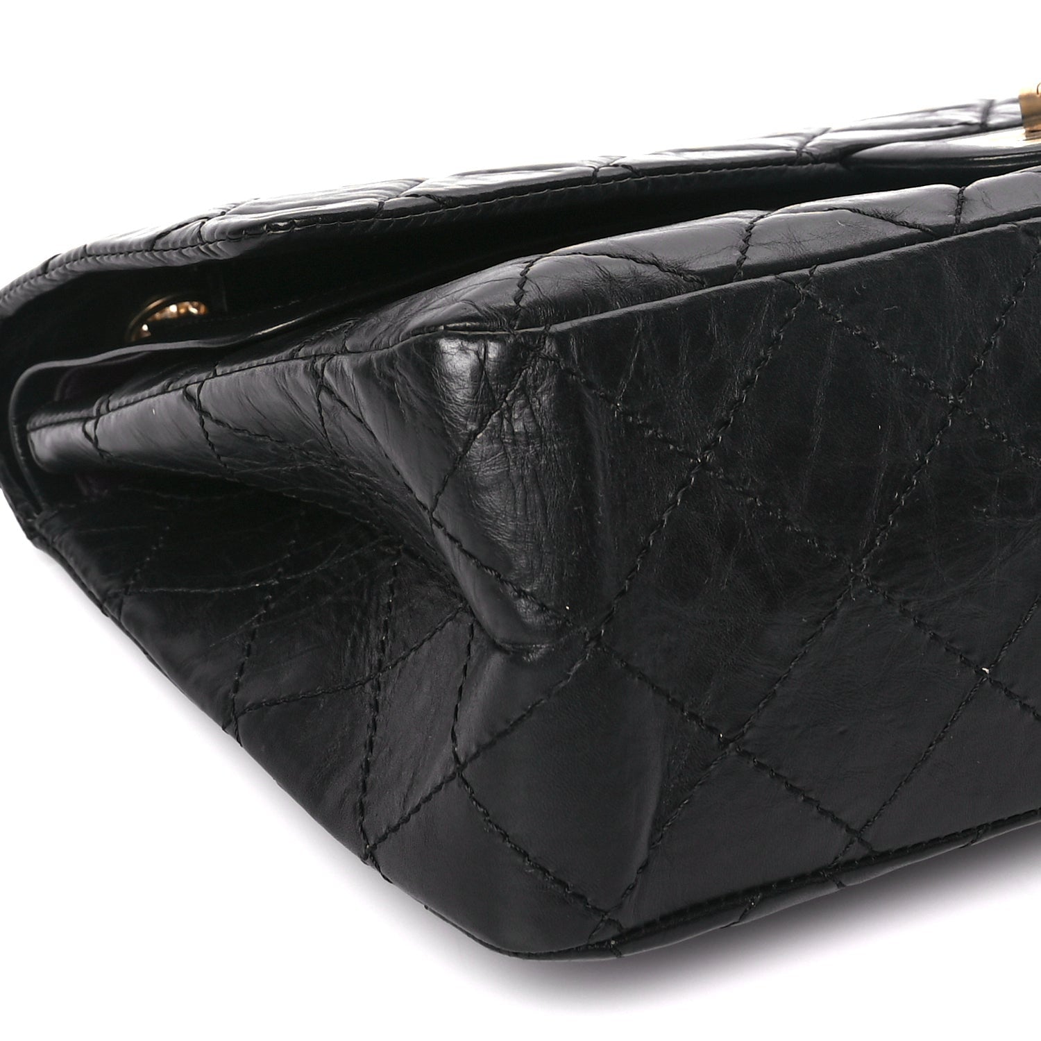 Chanel Aged Calfskin Quilted 2.55 Reissue 227 Flap Black 8 of 10