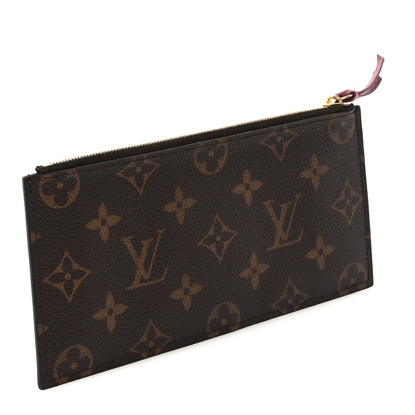 Monogram Felicie Chain Wallet Zippered Insert Fuchsia